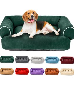 OEM ODM Services Eco-Friendly Materials Pet Sofa Multiple Size Options Pet Mat Dog Bed