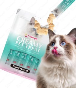 Wholesale Price High Protein Palatable Cat Wet Creamy Food Hypoallergenic Rich in Omega-3 Cat Snacks