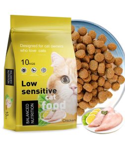 OEM ODM  Natural Raw Materials 10kg Multiple Shapes Pet Cats Like Nutritious Balanced Chicken Flavor Dry Cat Food