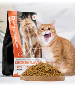 Wholesale Bulk Cat Food Factory Exports Natural Raw Beff Flavors Fish Shapes Cat Food