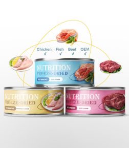 Factory Hot Selling OEM ODM  Multiple Flavors Cat Dog Food  Pet Snack Cans