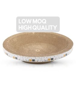 OEM Hot Sale Corrugated Cat Scratcher Catnip Premium Magic Organ Cat Scratching Mat