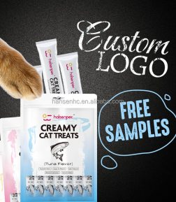 Factory Wholesale Free Samples All-Natural Ingredients Fresh Meat Chieken Wet Cat Food Treats