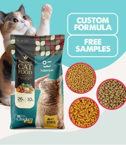 Bulk Pet Food Wholesale Triangles Fish Shapes Hearts High Protein Digestible Cat Dry Food