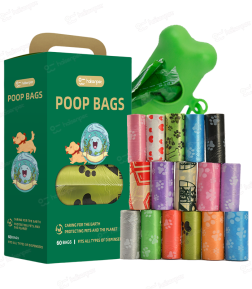 Factory Direct Pricing Wholesale Price Easy-Tear Perforation Biodegradable Dog Poop Bags