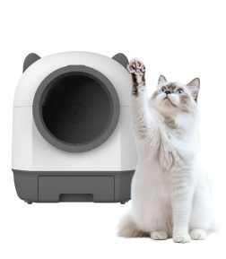 Smart Cat Litter Box Fully Enclosed 75L Large Space Odor-Proof Self-Cleaning Smart Automatic Cat Litter Box
