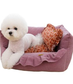 Custom Calming Removable Washable Memory Foam Luxury Pillow Cat Pet Sofa Dog Bed