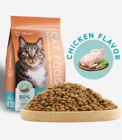 OEM ODM  Natural Raw Materials Pet Cats Like a Variety of  Nutritious Balanced Chicken Flavor Dry Cat Food