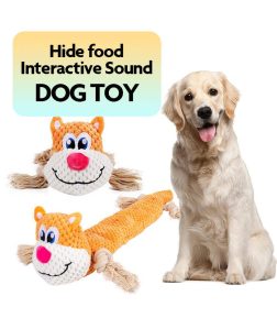 New Product Pet Toys Hide Food Interactive Squeaky Dog Puzzle Plush Toy