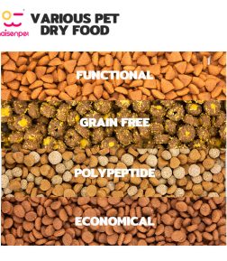 24-hour Customer Service Fish Chicken Beef Flavors Polypeptide Dry Dog Cat Food