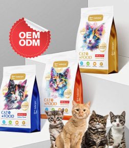 FDA Free Samples Factory Wholesale Protein Content 25%-45% Grain-Free Dry Cat Food