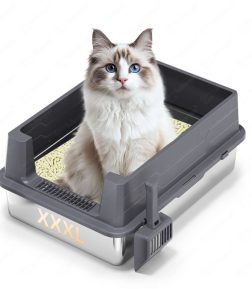 Fast Delivery Large Wholesale Discounts 70*50*30 cm Extra Large Stainless Steel Cat Litter Box