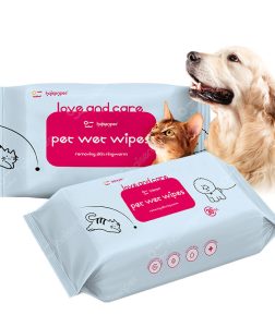 Haisen Safe Super Soft  Cat Dog Wipes Pet Wipes Biodegradable Pet Wipes Customize