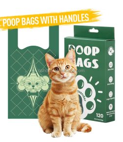 Hot Sell Bulk Wholesale Extra Thick Handle Eco-Friendly Biodegradable Pet Dog Cat Poop Bags