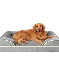 Quality Assurance Stylish Appearance Pet Sofa Ultra-Soft Dog Kennel High Durability Dog Bed