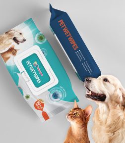 OEM ODM Custom Free Samples Safe Deodorization Soft Dog Cat Hypoallergenic Pet Wipes
