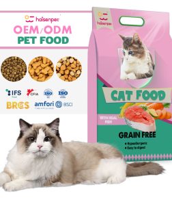 OEM Factory Exports Easy to Digest High Protein Content Functional Dry Cat Food