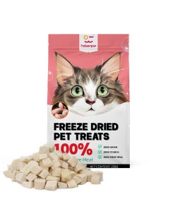 OEM/ODM BSCI Pet Food Without Additives Low Moisture Duck Meat Fresh Freeze Dried Cat Snacks