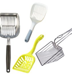 Durable Large Capacity Stainless Steel Aluminum Alloy Metal Jumbo Plastic Cat Litter Scoop