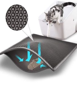 MSD-ZC003 Waterproof Easy Clean Cat Litter Trapper Pads Double Layer EVA Cat Litter Mat