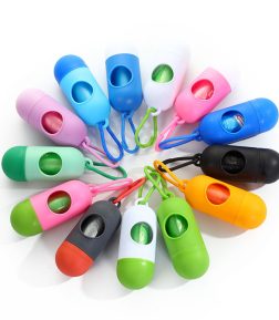 HDPE EPI 0.8 1.0 1.2 1.5 2.0 Silk Biodegradable Cat Pet Dog Waste Pop Bag Holder With Dispenser