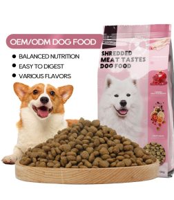 OEM ODM Chinese Low Price 22% Protein Pet Food Probiotic Heart Shape  Content  Adult   Chicken Flavor Dog Food