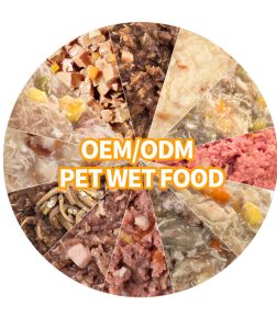 Factory Customized Pet Wet Food Fresh Meat Dog Snack High Protein Cat Treats Pet Food
