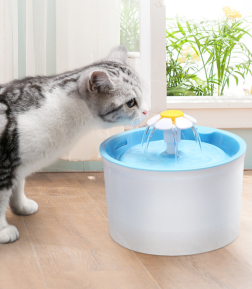 Automatic Stainless Steel Plastic Cat Dog Water Fountain Smart Pet Cat Feeder