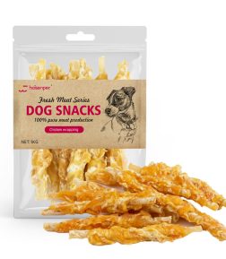Factory Direct Supply High Protein Pet Food Shredded Duck Meat Dog Treats