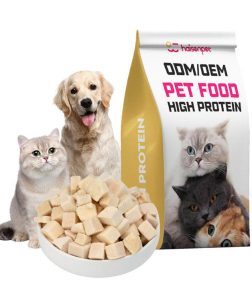 Direct Sales Price Wholesalers High Protein Chicken Meat Cube Pet Dry Food Freeze Dried Cat Dog Treats Food