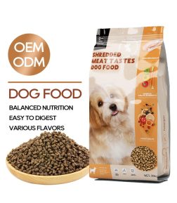 OEM ODM Chinese Low Price Pet Food 25% Protein  Probiotic Puppy Heart Shape Content  Adult   Chicken Flavor Dog Food
