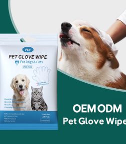 OEM ODM Disposable Spunlace Nonwoven Removes Odors Pet Wipes for Dogs