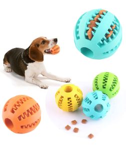 Factory Wholesale Slow Feeder Toy Grind Teeth Rubber Chew Interactive Ball Dogs Toy