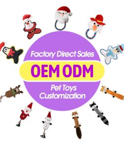 Pet Toys Factory Sales Various Styles Corduroy Christmas Plush Dog Squeaky Toys
