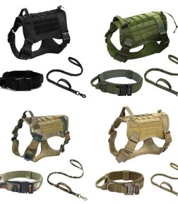 In-Stock Large Dog Leash Tactical Collar German Shepherd Outdoor Training Tactical Collar Dog Collar