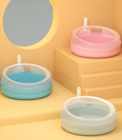 Cat Supplies Anti-splash Full Semi-enclosed Cat Toilet Large and Small Cat Litter Box